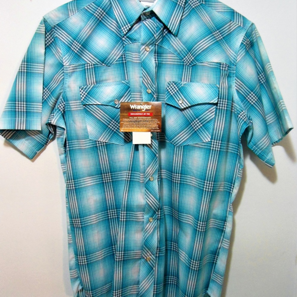 Wrangler Rancher Western Style Snap Shirt